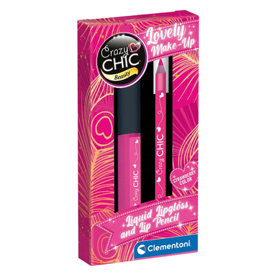Clementoni Crazy Chic Lipgloss e labbra Strawberry