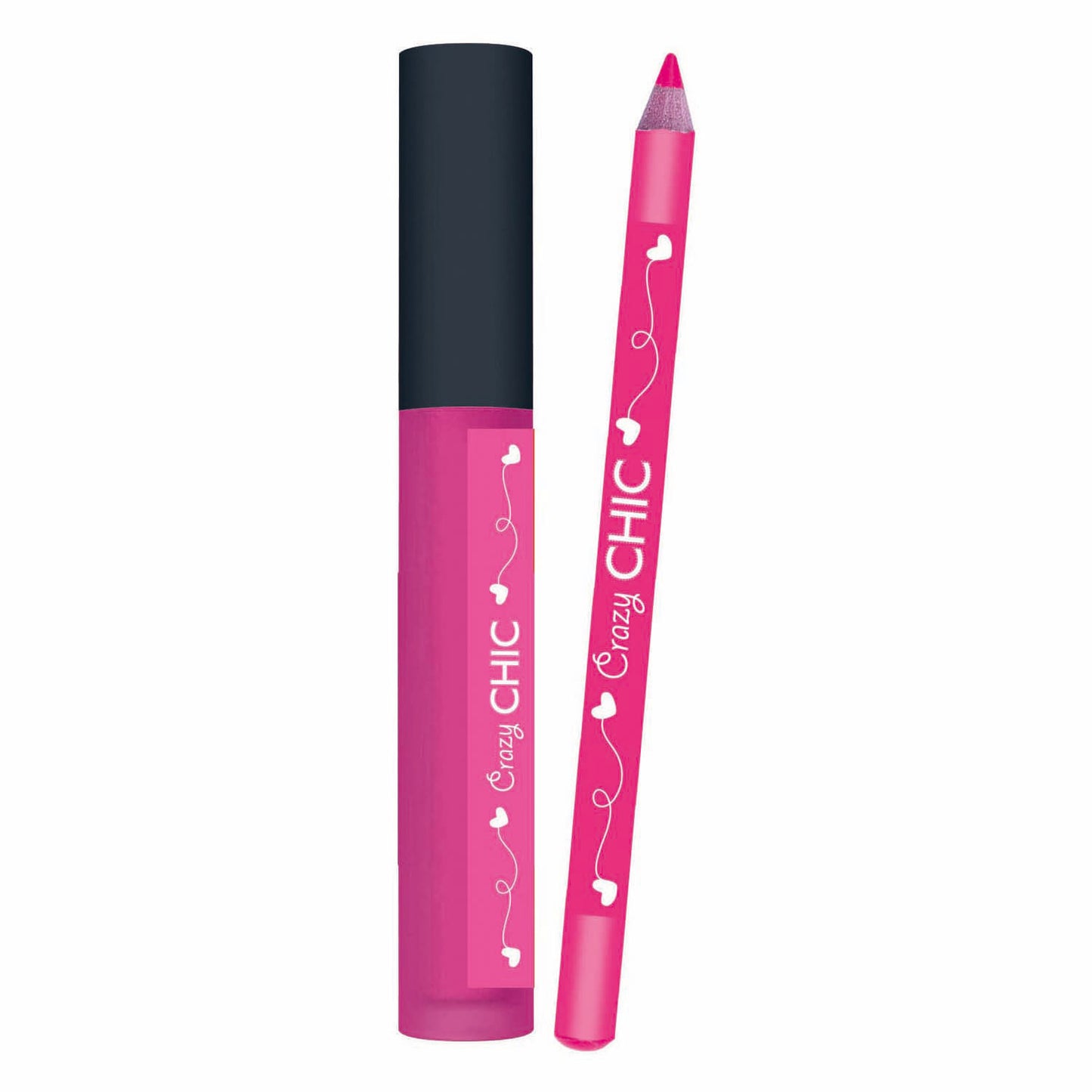 Clementoni Crazy Chic Lipgloss y Lip Liner Strawberry