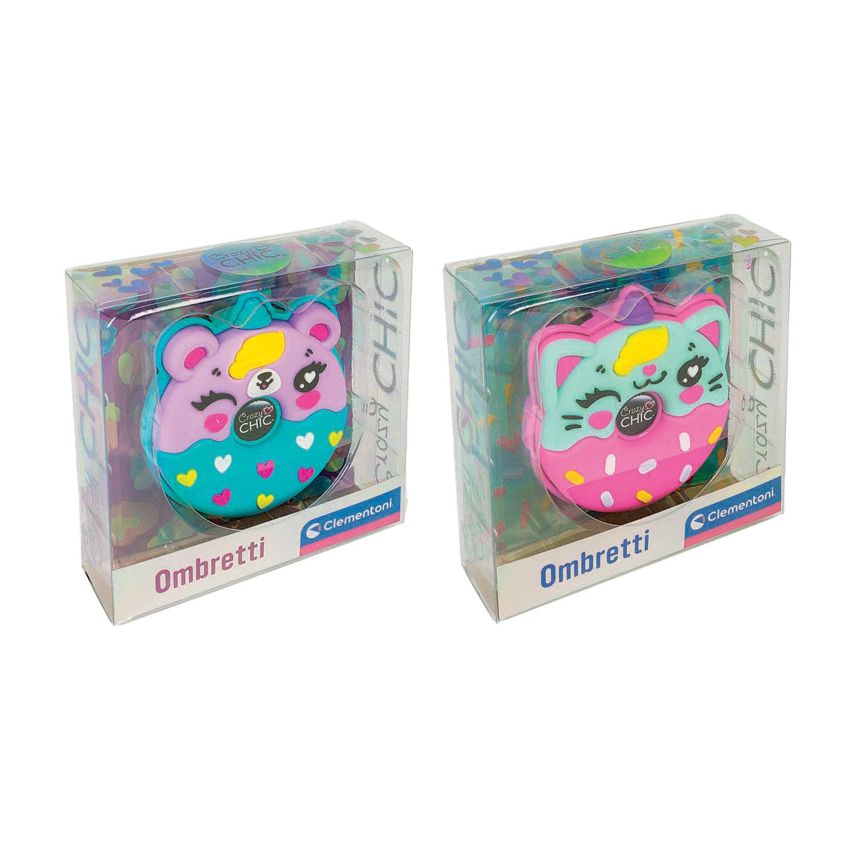 Clementoni Crazy Chic Oye Shadow Animals Donut Blue Pink