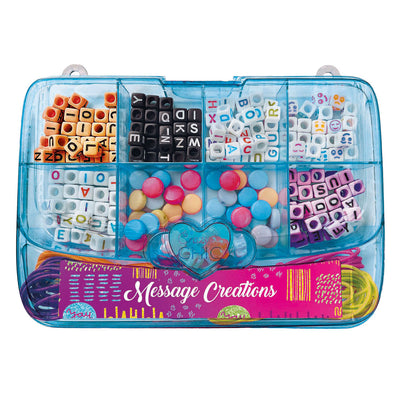 Clementoni Crazy Chic Jewelry Make Bead Set in Storage Box Blue