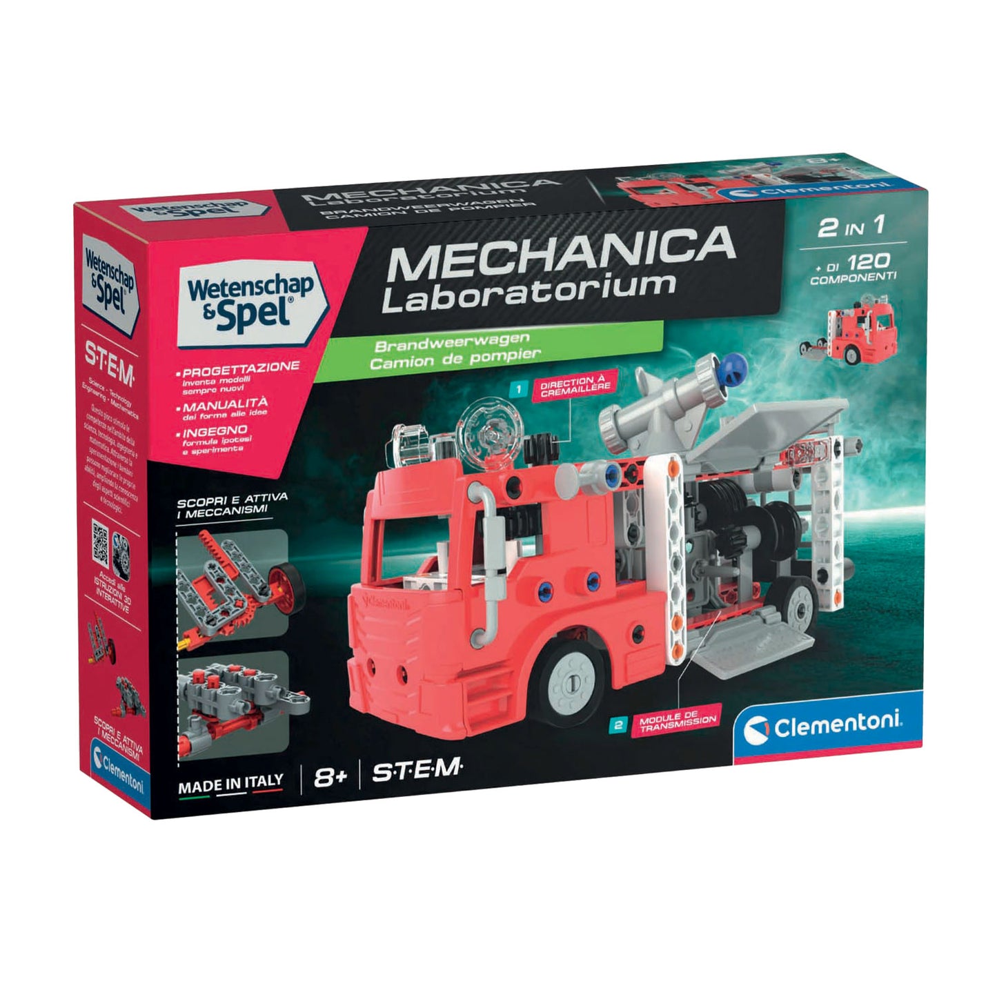 Clementoni Science and Spel - Mechania Laboratory Fire Truck