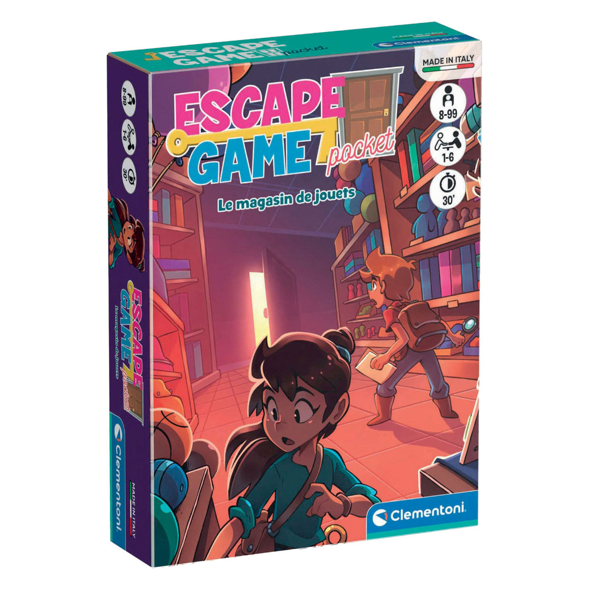 Clementoni Escape Game Pocket Le Magasin de Jouets (francés)
