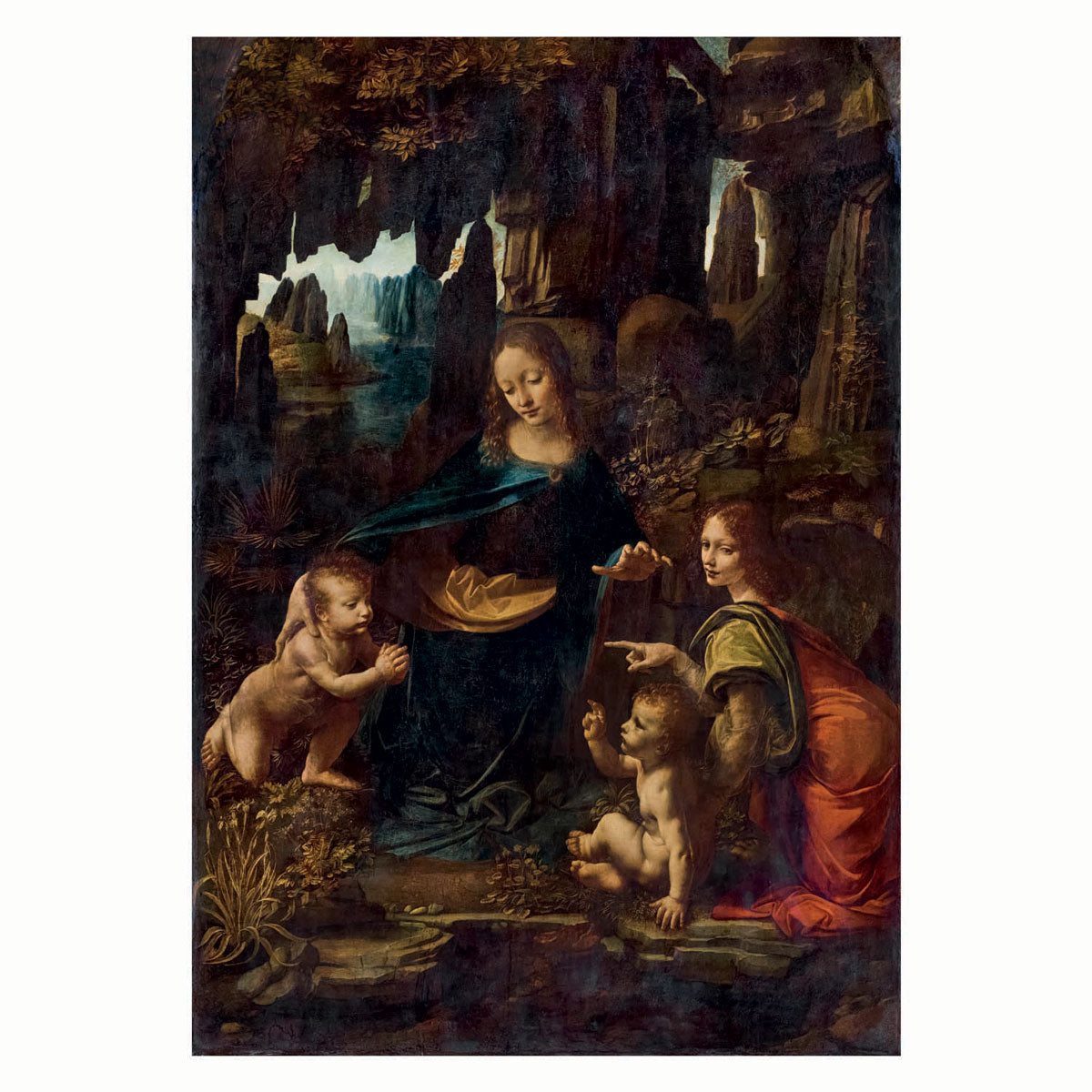 Clementoni Jigsaw puzzle opere d'arte Madonna nella grotta, 1000st.