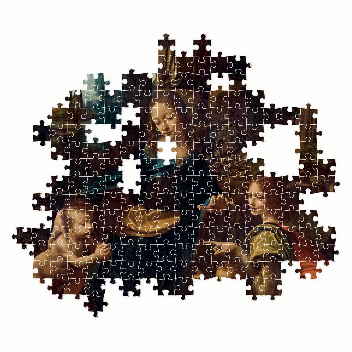 Clementoni Jigsaw puzzle opere d'arte Madonna nella grotta, 1000st.