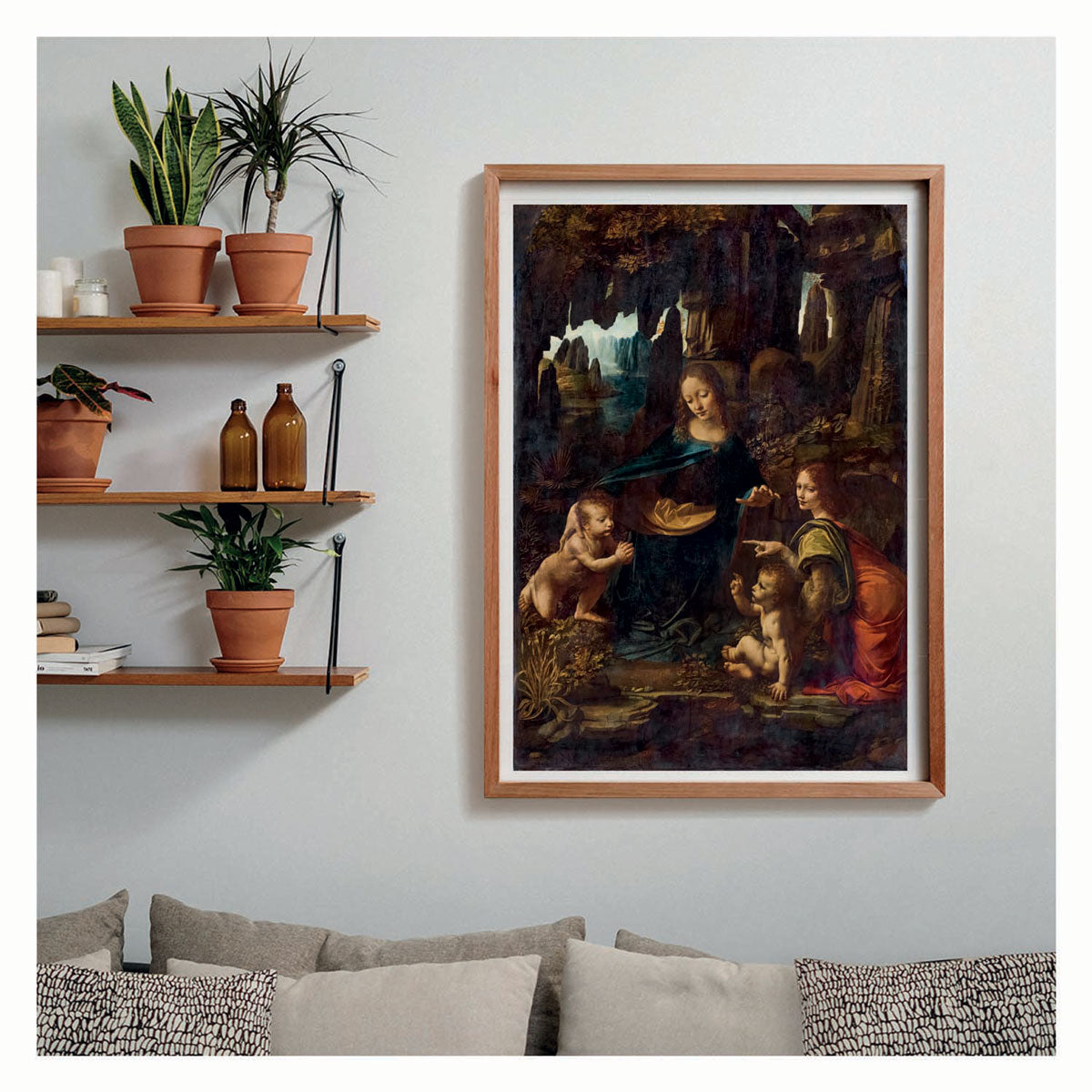 Clementoni Jigsaw puzzle opere d'arte Madonna nella grotta, 1000st.