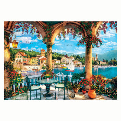 Clementoni Jigsaw Puzzle Artworks Vista del lago de Como, 1000.