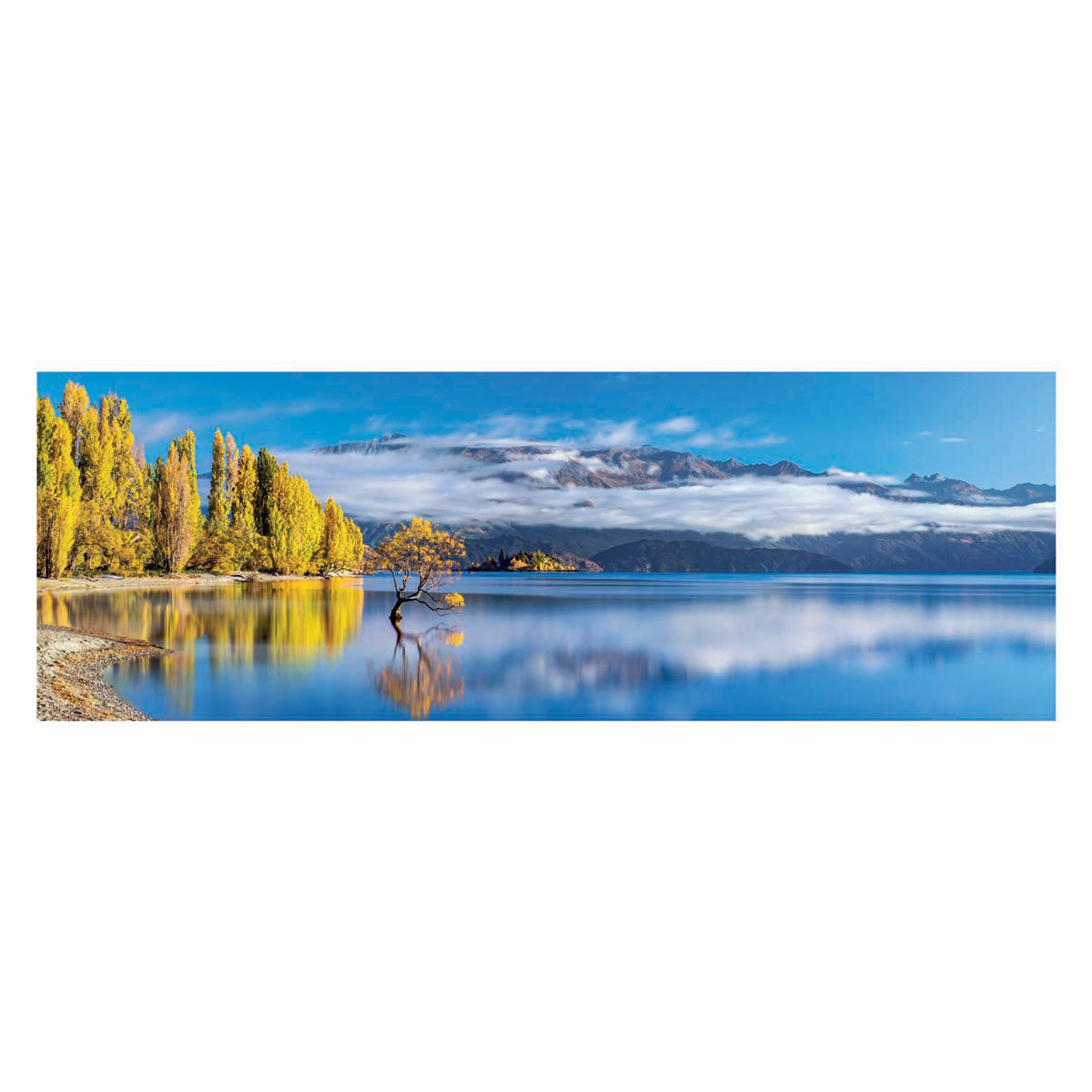 CLEMENTONI Panorama cubre los reflejos de oro de Wanaka, 1000.