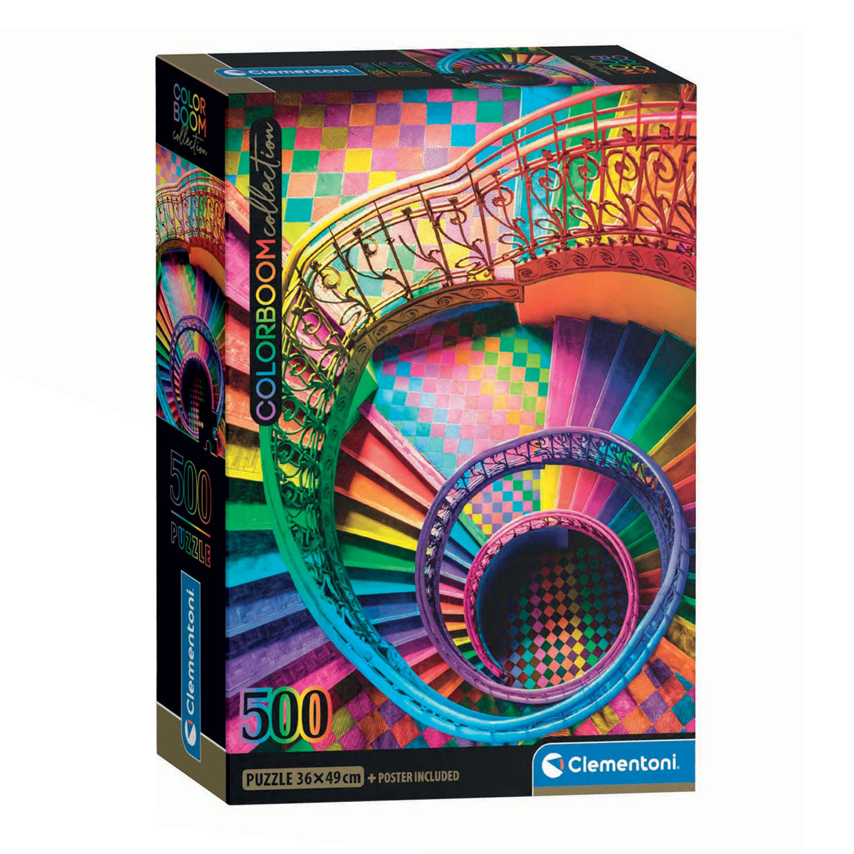 Clementoni Jigsaw Puzzle Compact Colorboom Trap, 500st.