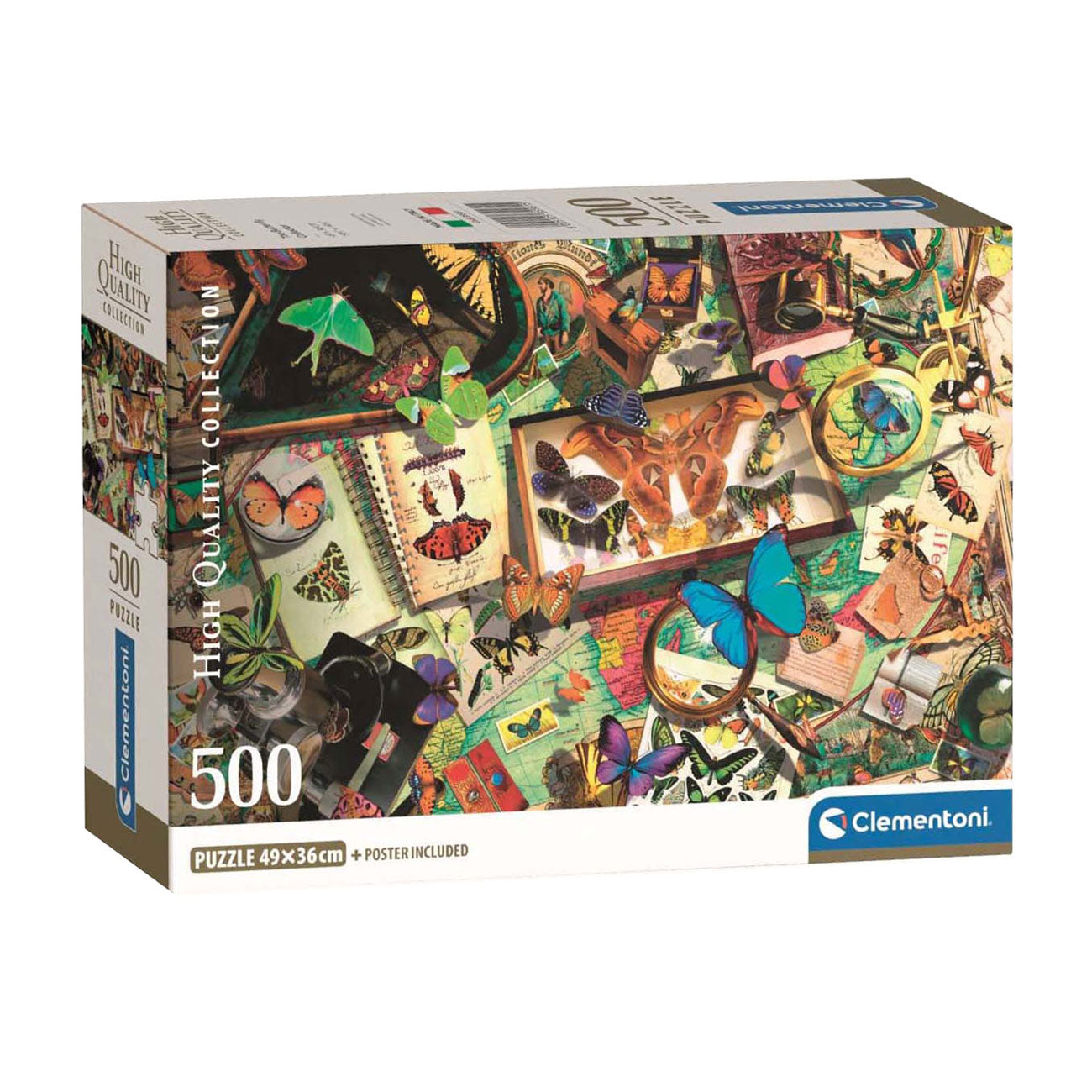 Clementoni Leguzzel de Vlinder Collector, 500st.