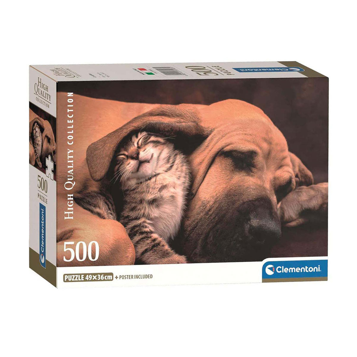 Clementoni Jigsaw Puzzle Dog and Cat, 500st.