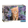 Clementoni clemetoni legpuzzel ginger cat, 500st.