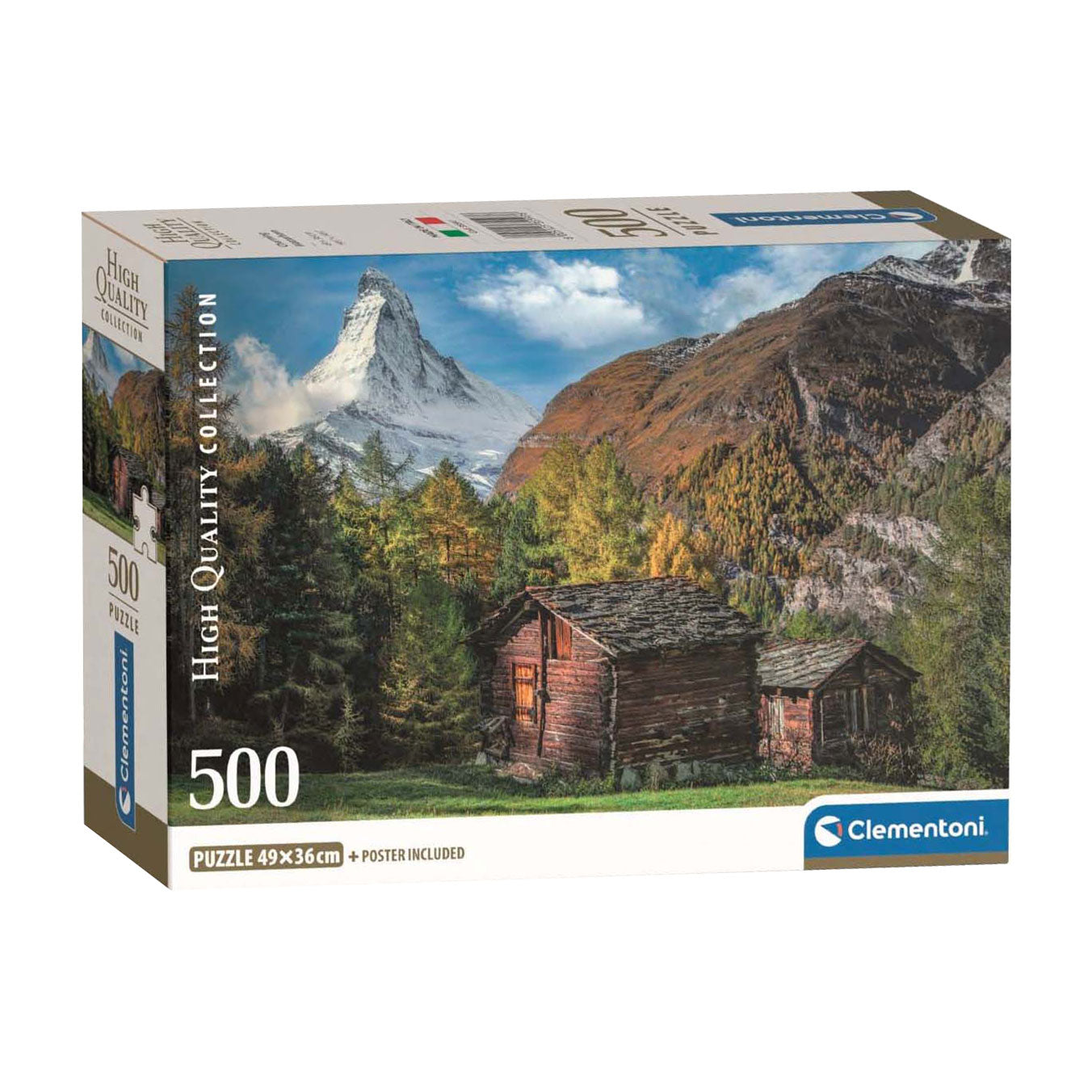 Clementoni Jigsaw Puzzle Charming Matterhorn, 500º.