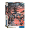 Clementoni Jigsaw Puzzle Evening en Kioto, 500º.