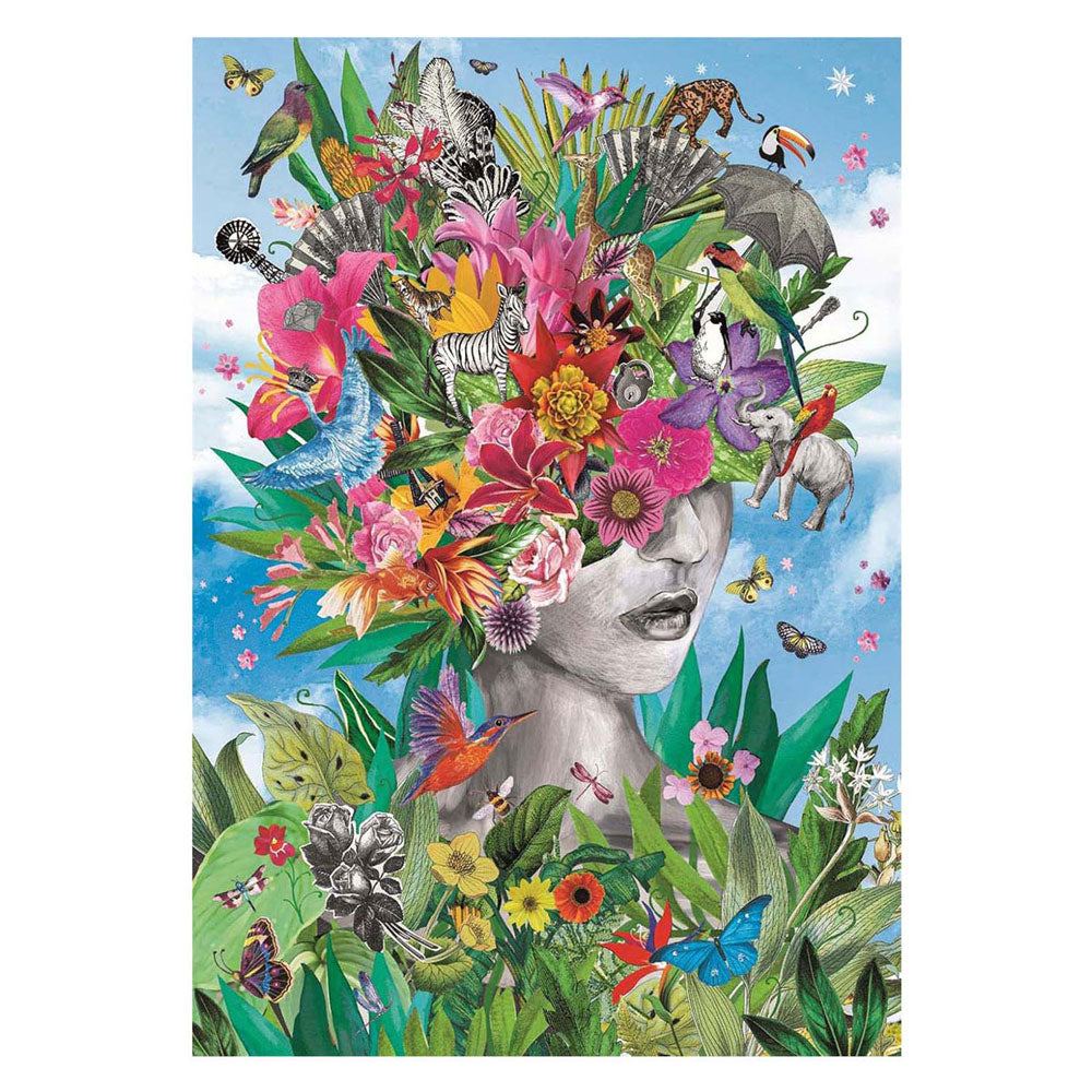 Clementoni Jigsaw Puzzle testa nella giungla, 500st.