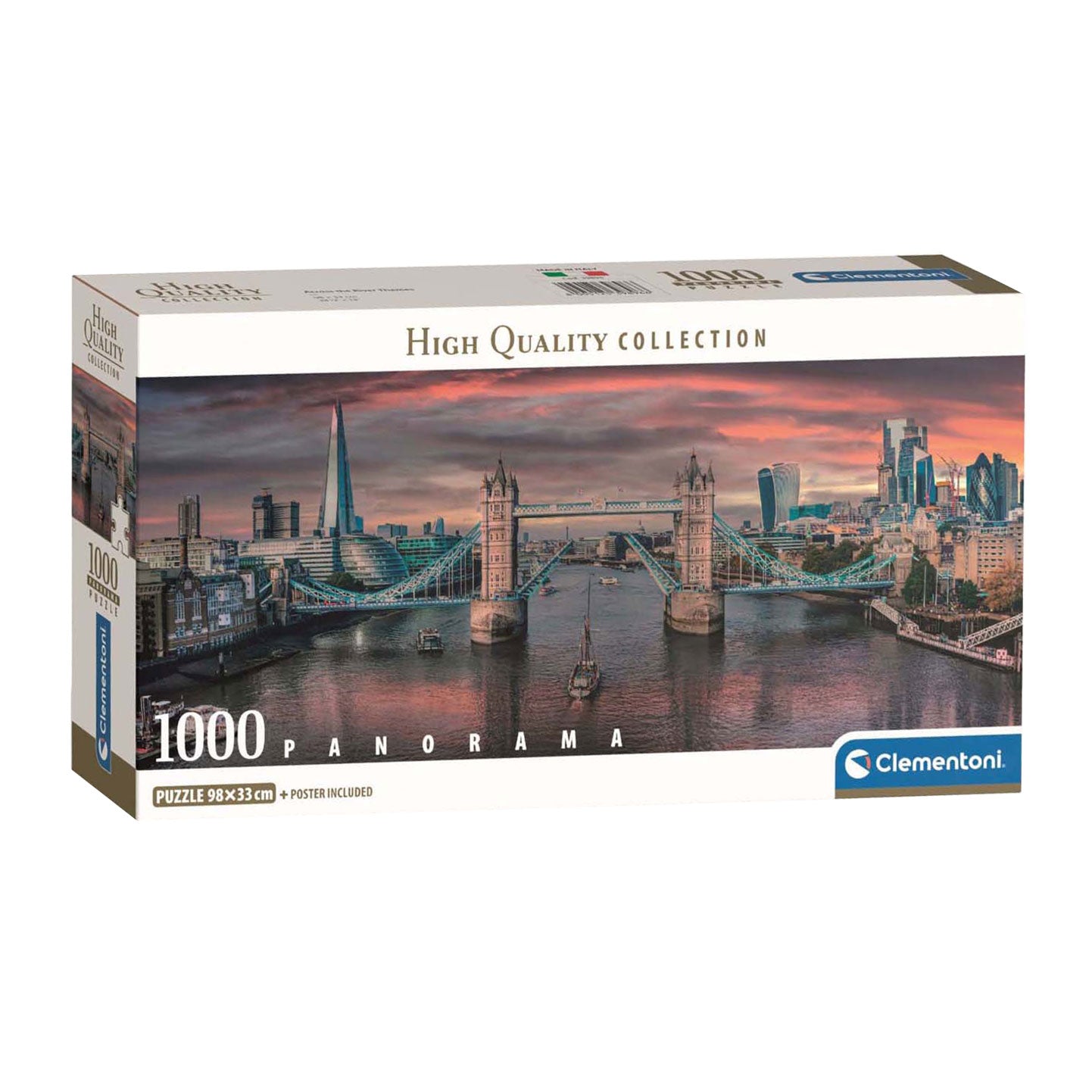 Clementoni puzzle il fiume Tamigi, 1000st.