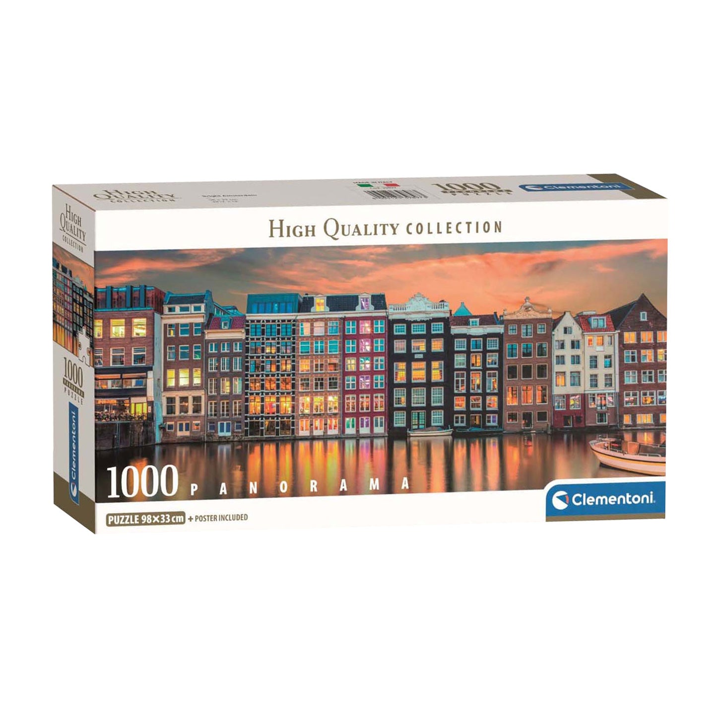 Clementoni legpuzzel bright amsterdam, 1000st.