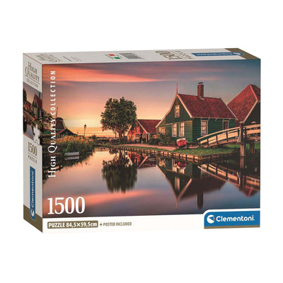 Clementoni Jigsaw Puzzle Zaanse Schans, 1500º.
