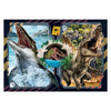 Clementoni puzzle mundo jurasico, 2x60uds.