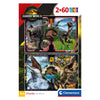 Clementoni puzzle mundo jurasico, 2x60uds.