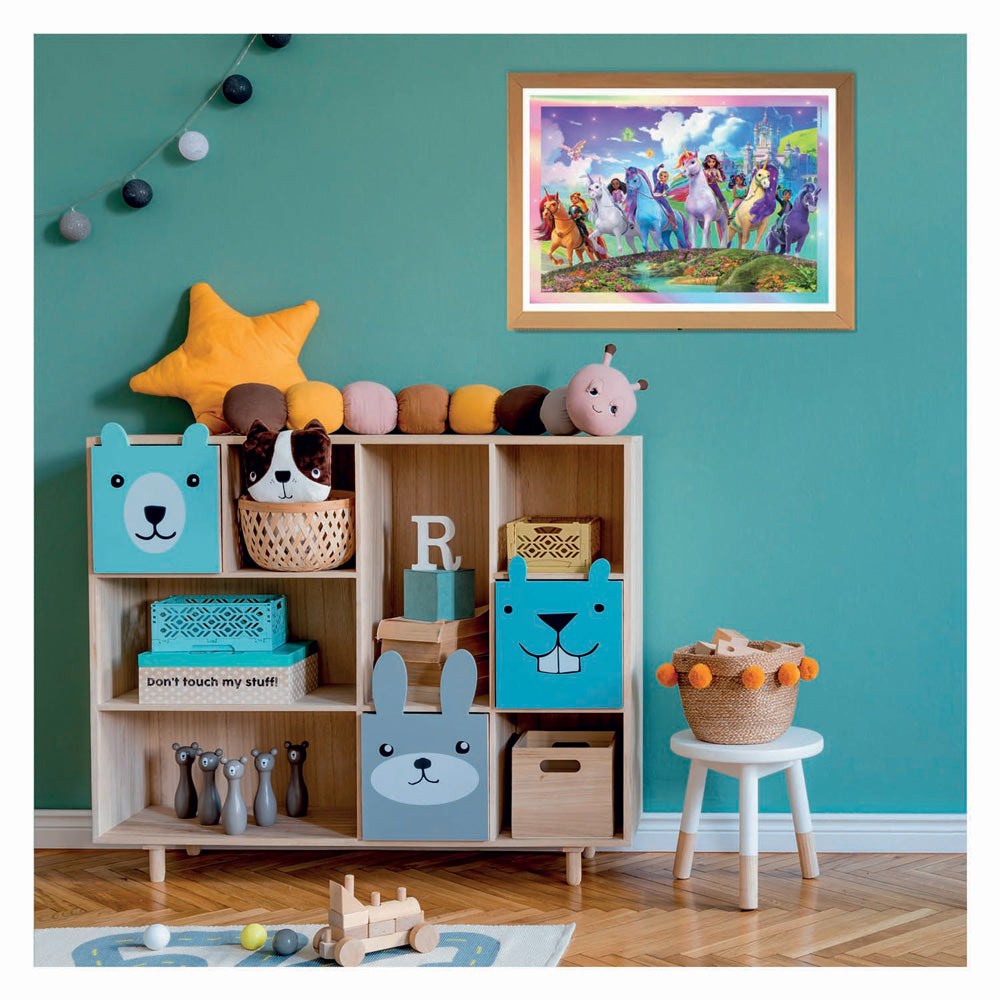 Clementoni puzzle academia unicornio - 104 piezas.