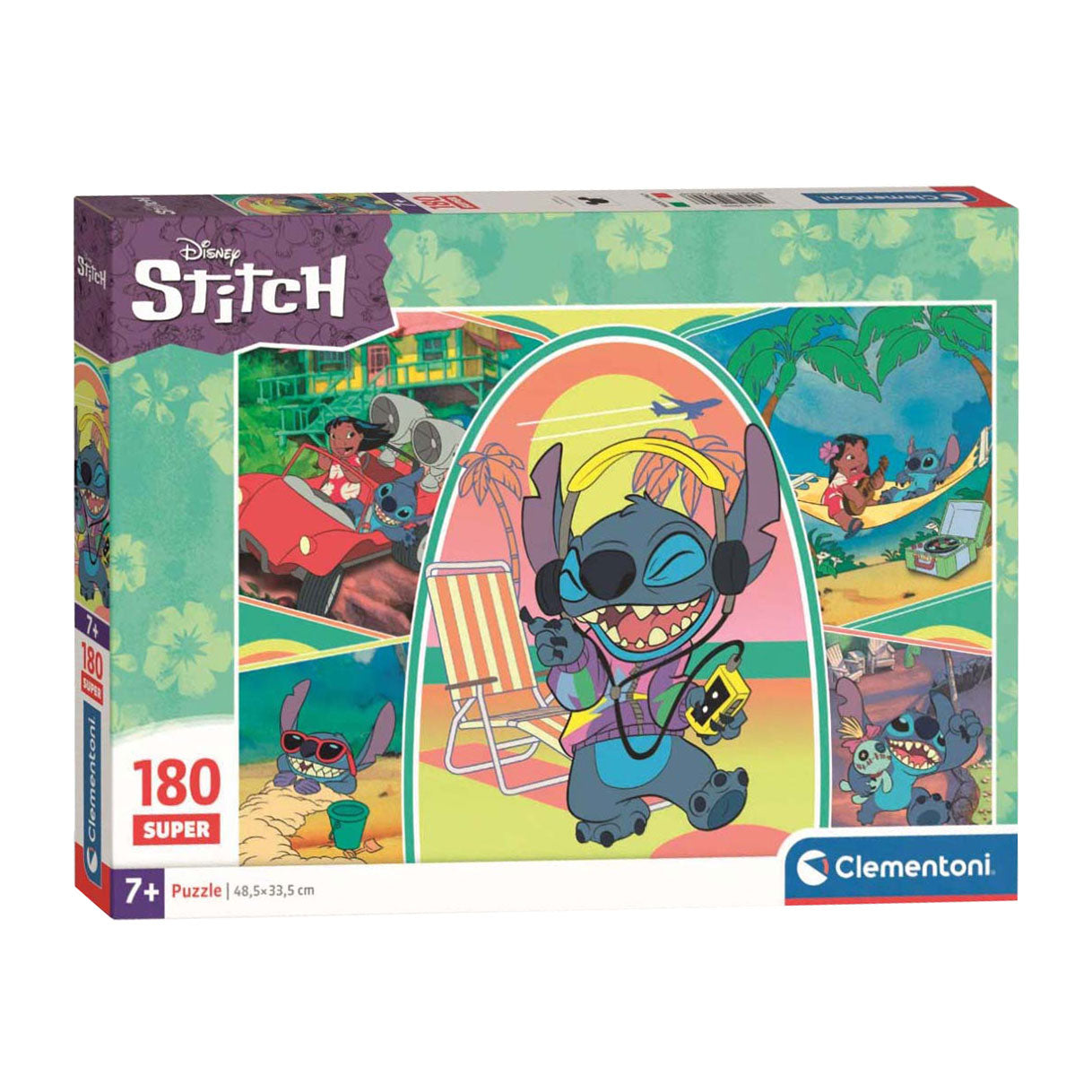 Clementoni legpuzzel super stitch, 180st.