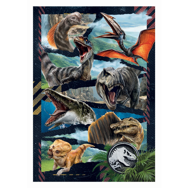 Puzzle Clementoni Super Jurassic World, 300 pezzi.