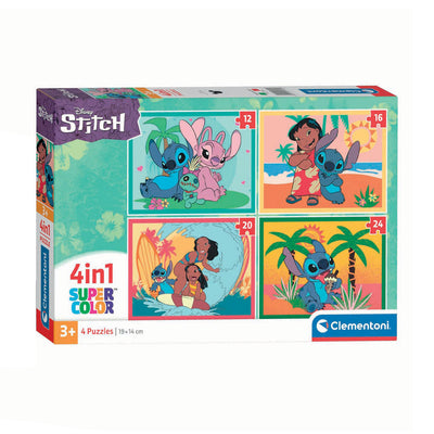 CLEMENTONI Super Color LegPuzzle 4in1 puntada