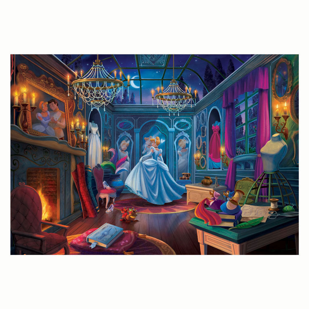 Clementoni jigsaw puzzle cinderella ever after - 500 pcs.