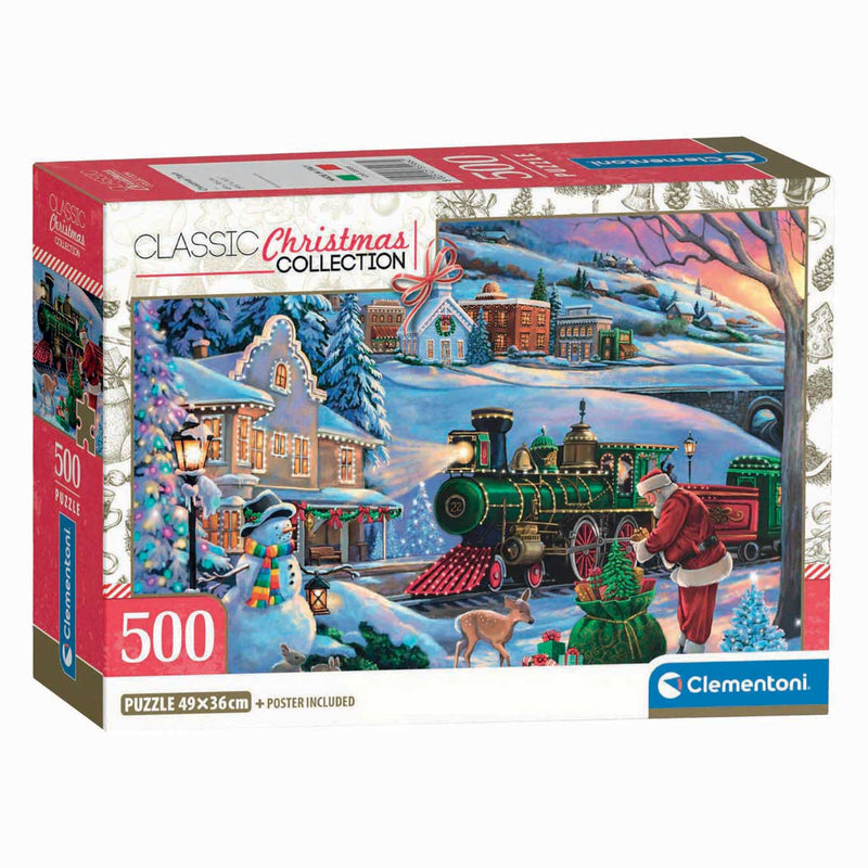 Clementoni legpuzzel kersttrein - 500st.
