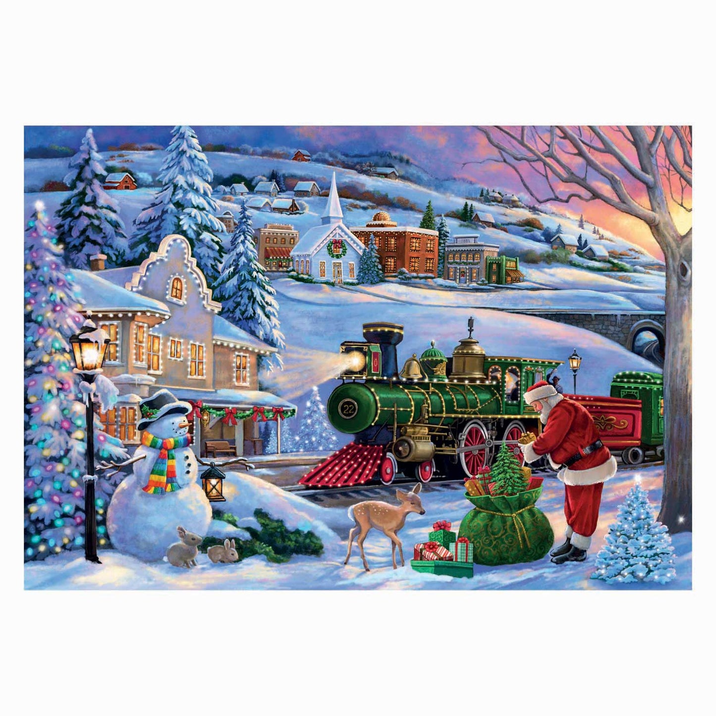 Puzzle Clementoni Treno di Natale - 500 pz.