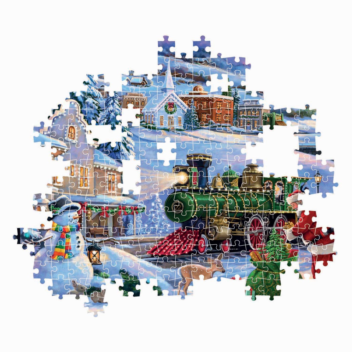 Puzzle Clementoni Treno di Natale - 500 pz.