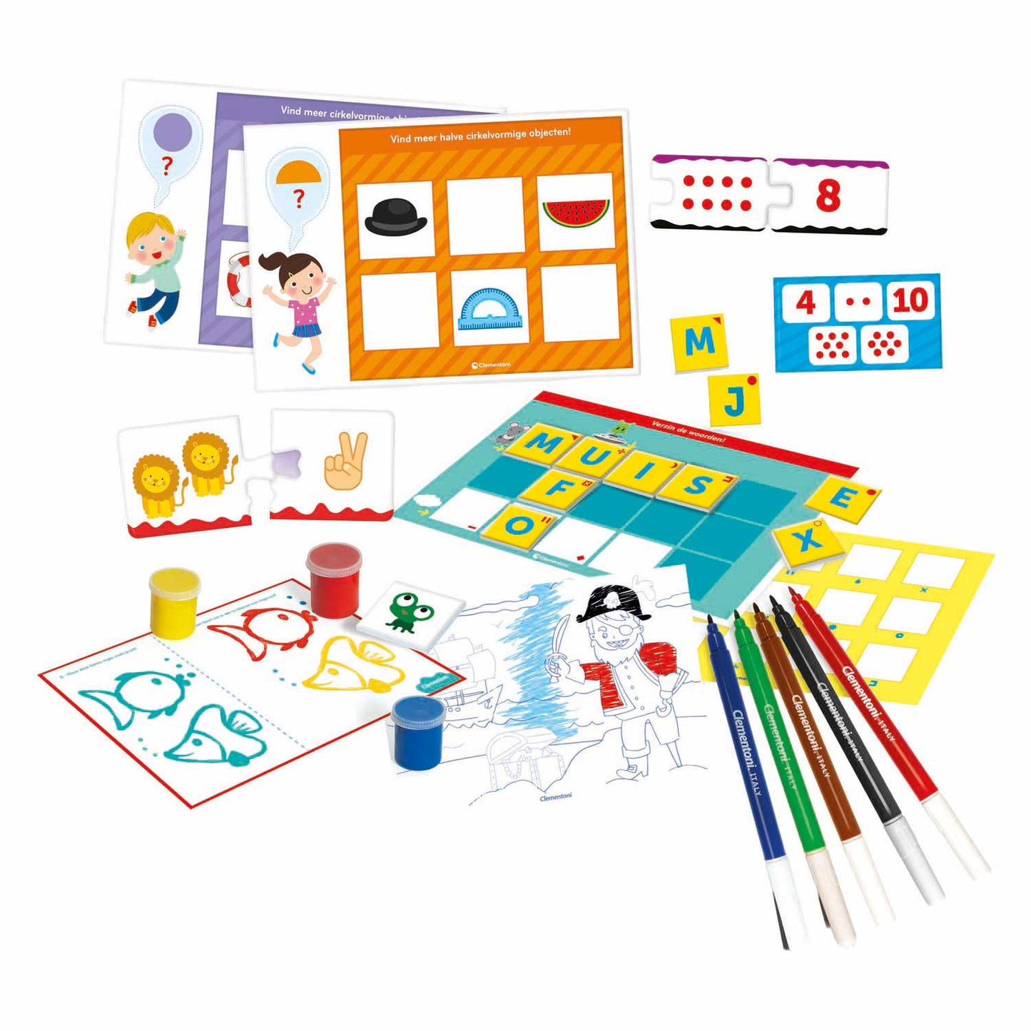 Gioco educativo per la scuola materna olandese