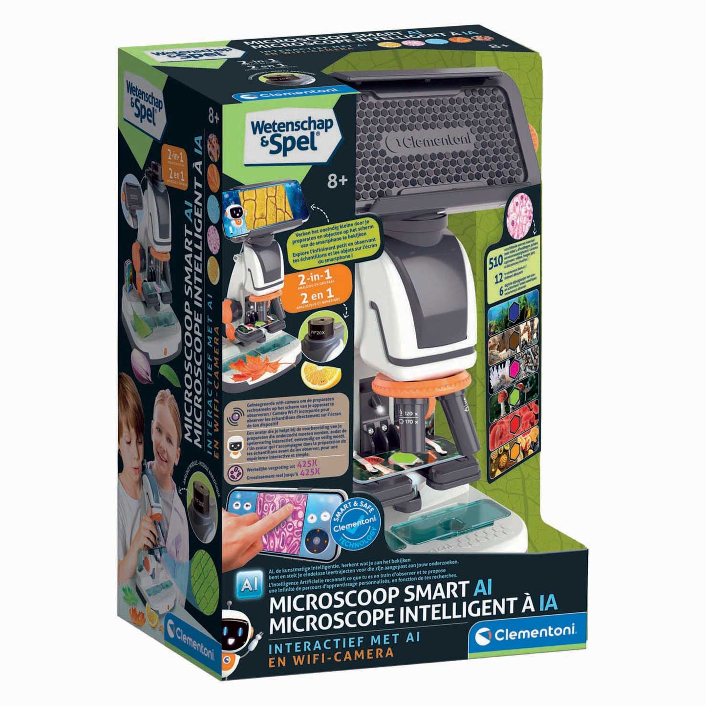 Clementoni science game microscope smart