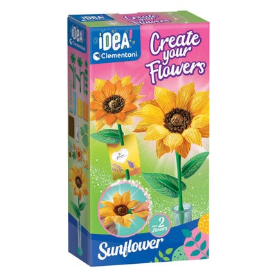 Idea Clementoni haz tus propias flores - girasol