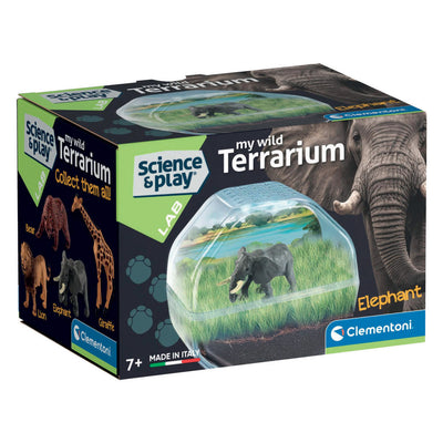Clementoni juego de ciencia mi terrario salvaje - elefante