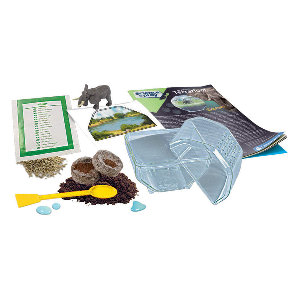 Gioco scientifico Clementoni il mio terrario selvaggio - elefante