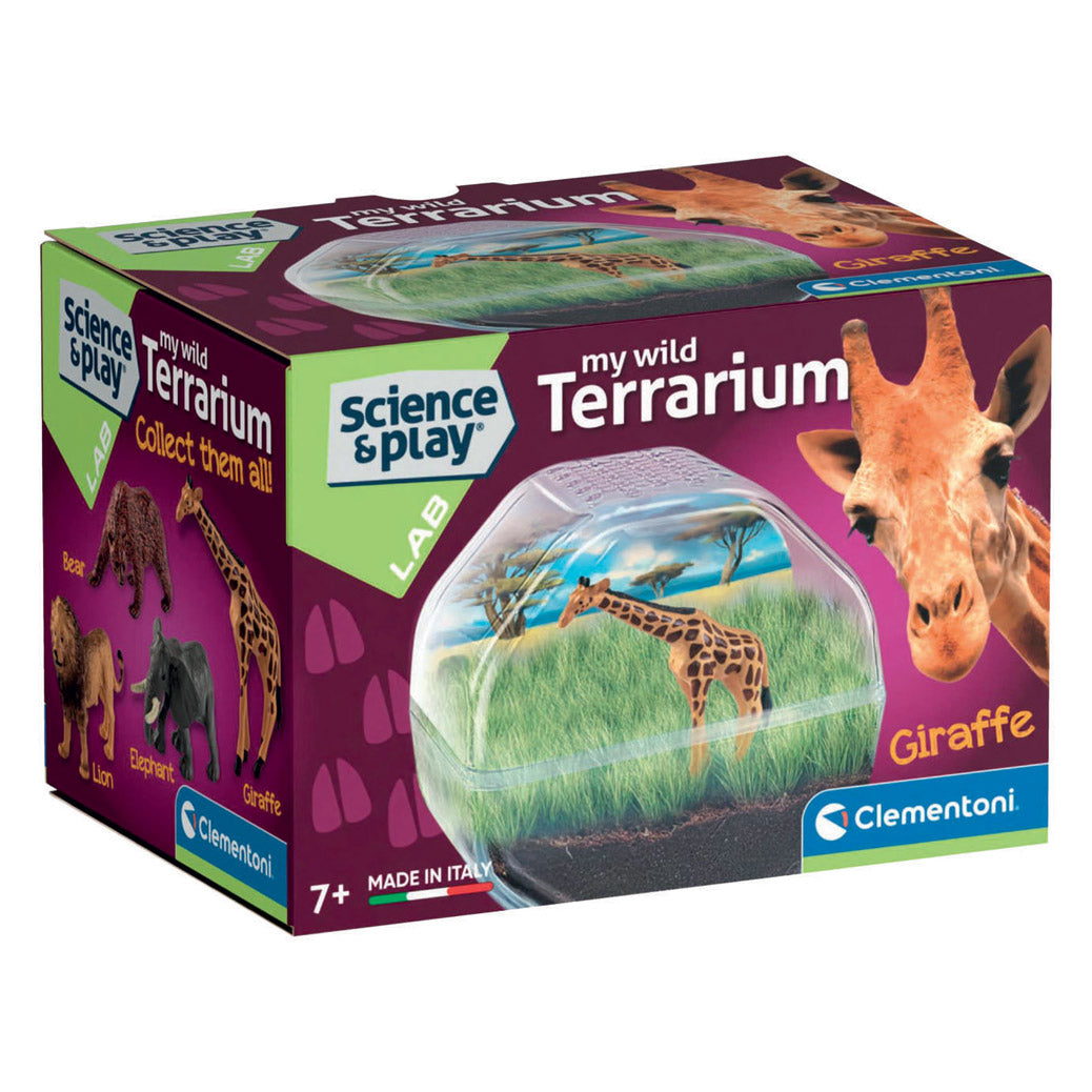 Gioco scientifico Clementoni il mio terrario selvaggio - giraffa