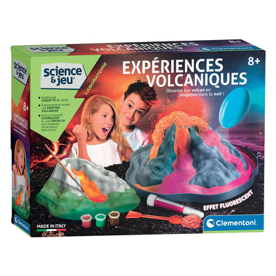 Gioco scientifico Clementoni: vulcano che si illumina al buio