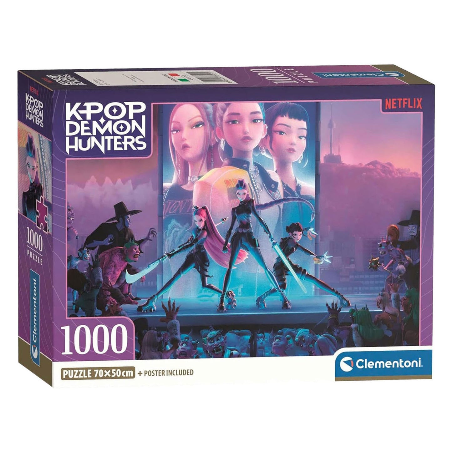 Clementoni legpuzzel kpop demon hunters - 1000st.