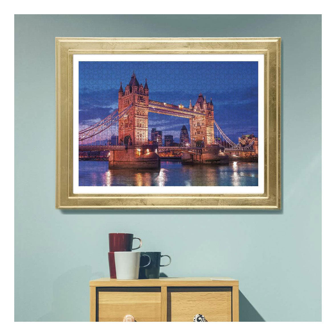 Clementoni - puzzle - 1000 pezzi - Tower Bridge di notte - puzzle per adulti