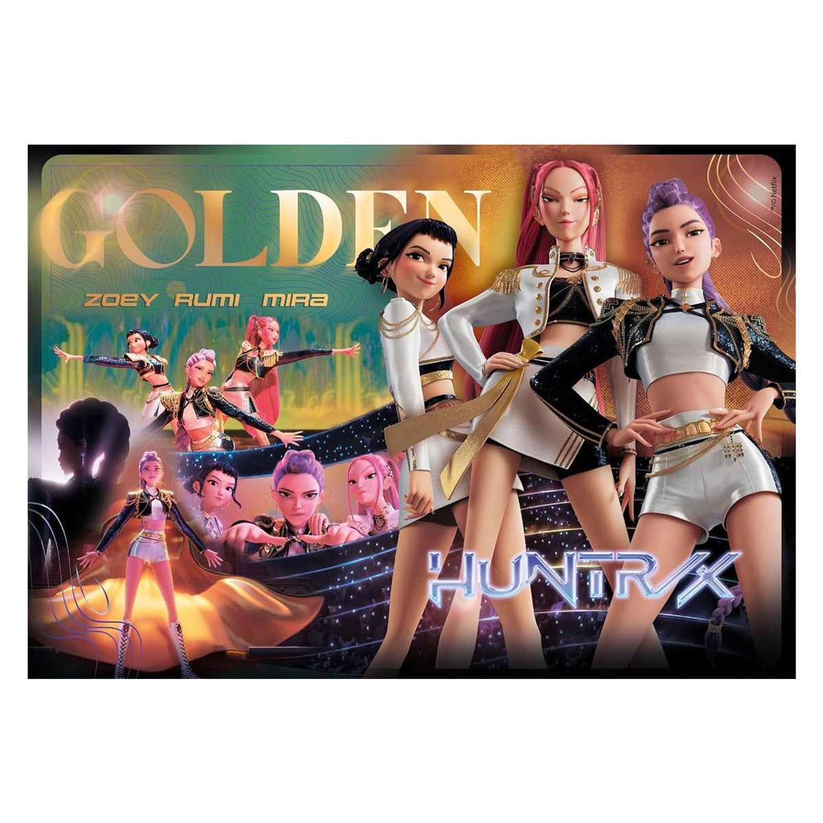 Clementoni K-Pop Demon Hunters Puzzle 1000 pezzi compatto - Kpop huntrix - K Pop Jigsaw Puzzle Regalo per hobby per bambini sopra i 6 anni