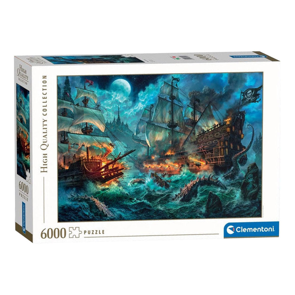Clementoni - puzzle - 6000 pieces - sea battle - puzzle for adults