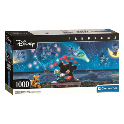 Puzzle Clementoni Panorama di Topolino e Minnie - 1000 pz.