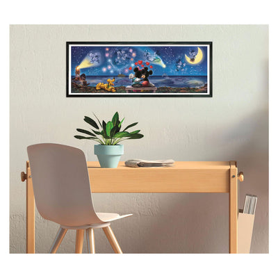 Clementoni rompecabezas Mickey y Minnie panorama - 1000 uds.