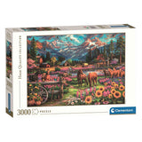 Clementoni jigsaw puzzle free to graze - 3000 pcs. - afbeelding 1