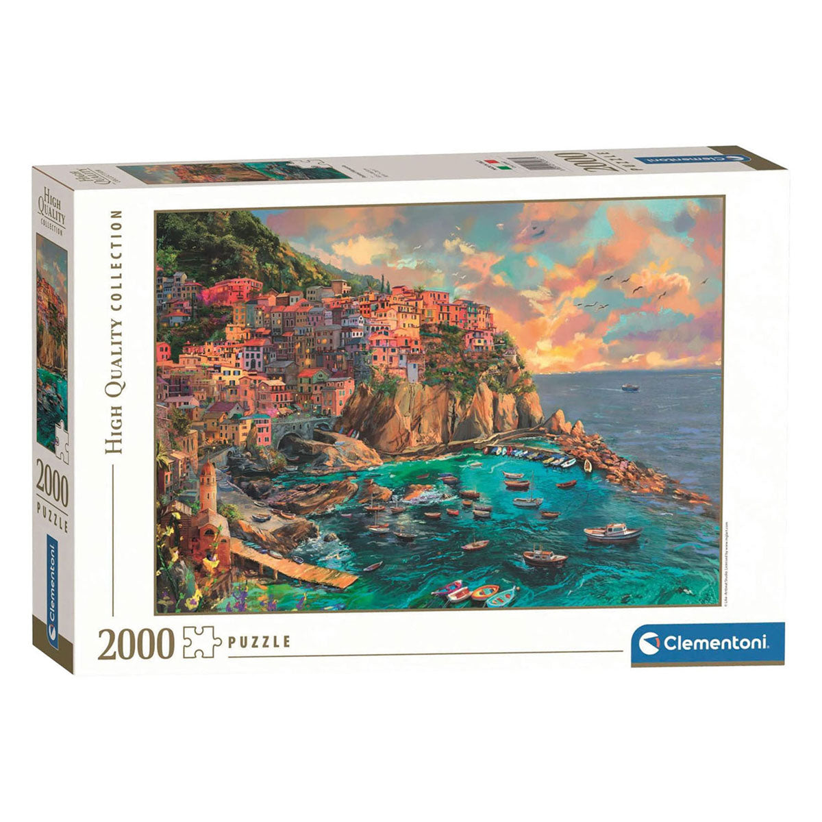Clementoni legpuzzel geschilderd manarola - 2000st.