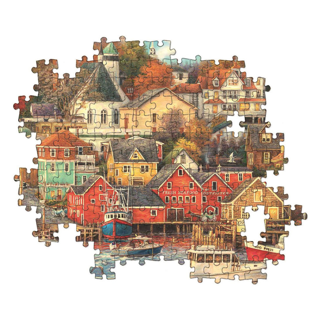 Clementoni legpuzzel goede tijden haven - 1500st.