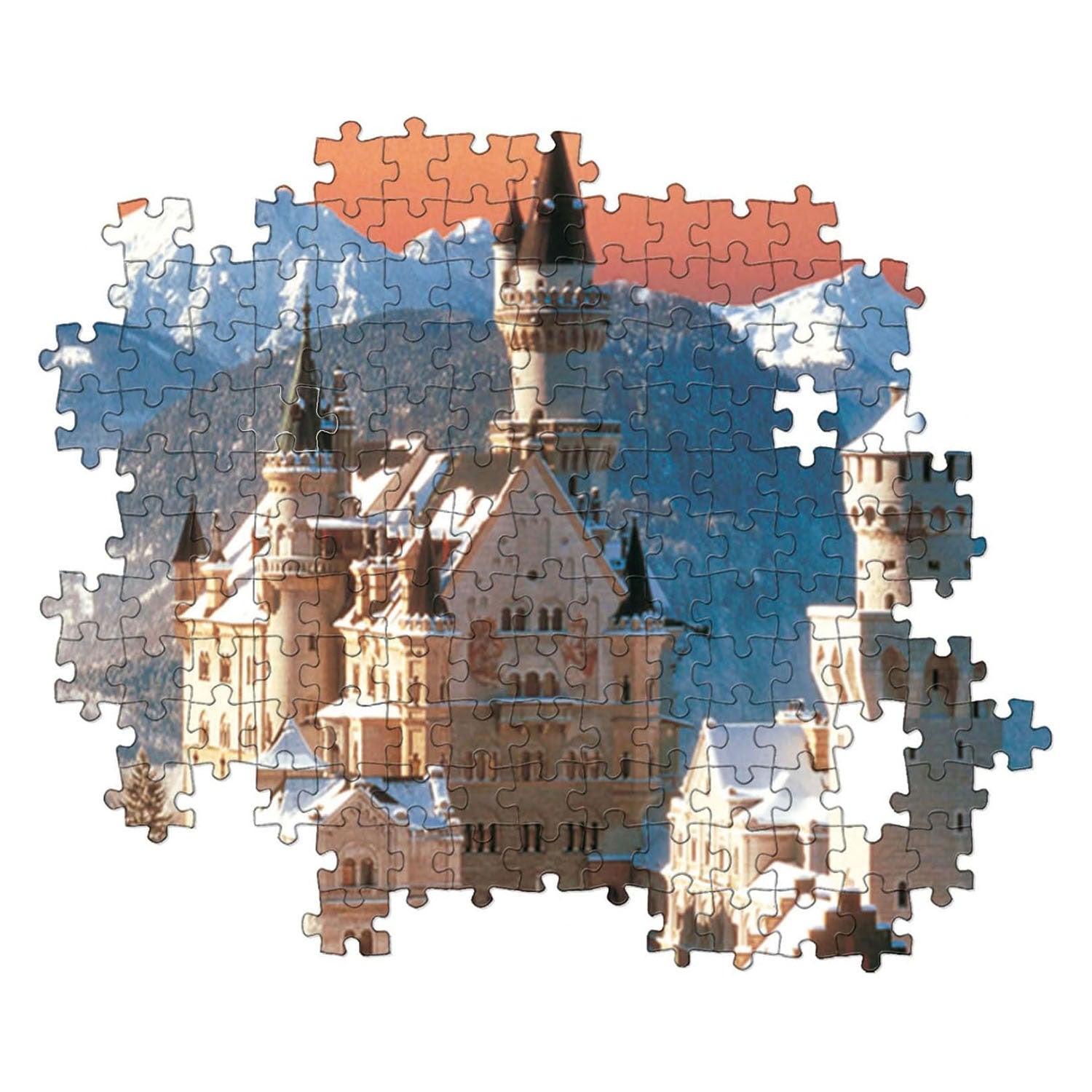 Clementoni - rompecabezas - 1500 piezas - Castillo de Neuschwanstein - rompecabezas para adultos