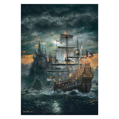 Clementoni - puzzle - 1500 pezzi - nave pirata - puzzle per adulti
