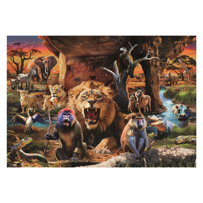 Clementoni - puzzle - 1500 pieces - animals compact box 2024 - puzzle for adults